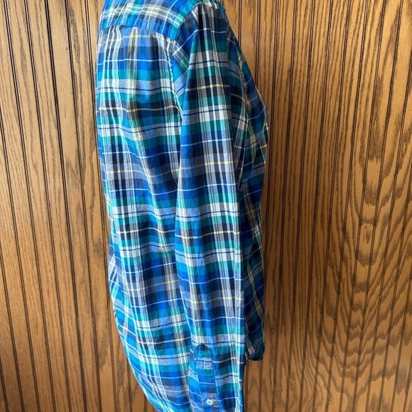 American Eagle outfitters athletic fit plaid colored button down shirt - Picture 12 of 12